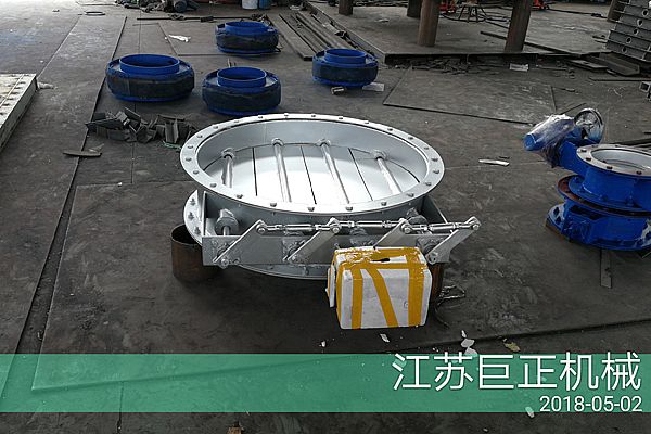 圓形擋板門（直徑160cm）已完工，入庫準(zhǔn)備中
