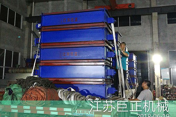 方形擋板門（寬10m）已完工，待發(fā)往預定客戶