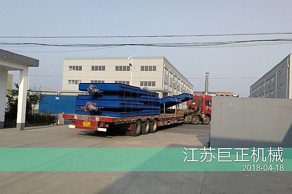 方形擋板門（寬11M）完工，發(fā)貨了